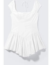 Monki - Fit And Flare Mini Dress - Lyst