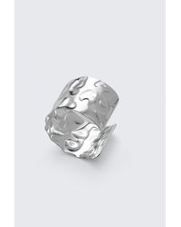 Weekday - Wide Hammered Bangle - Lyst