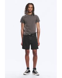 Weekday - Space Relaxed Mid-Thigh Denim Shorts - Lyst
