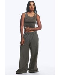 Weekday - Low Rise Pull-On Ripstop Trousers - Lyst