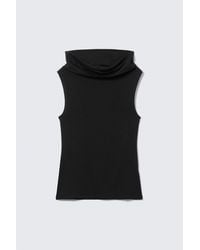 Weekday - Sleeveless Funnel Neck Top - Lyst