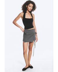 Weekday - Strappy Mini Wrap Skirt - Lyst