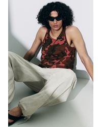 Weekday - Graphic Rib Tank Top - Lyst