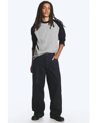 Weekday - Astro Mid Rise Loose Baggy Coated Jeans - Lyst