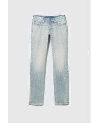 Weekday - Neptune Low Rise Slim Straight Jeans - Lyst