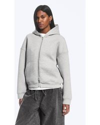 Weekday - Oversized Scuba Zip-Hoodie - Lyst