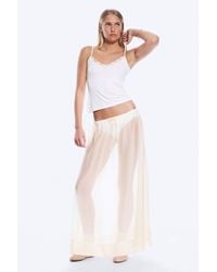 Monki - Low Rise Lyocell Maxi Skirt - Lyst