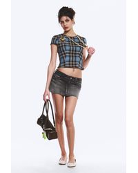 Cheap Monday - Booty Bei Denim Mini Skirt - Lyst