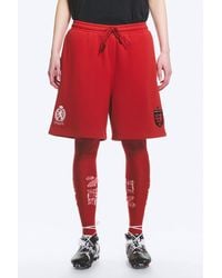 Weekday - Toffs Relaxed Jersey Football Shorts - Lyst