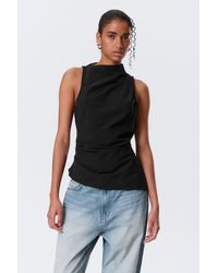Weekday - Asymmetric Sleeveless Suiting Top - Lyst