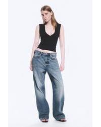 Weekday - Missy Low Rise Loose Straight Jeans - Lyst