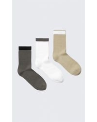 Weekday - 3-Pack Striped Socks - Lyst