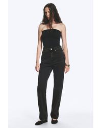 Weekday - Rowe Super High Waisted Regular Straight Jeans - Lyst
