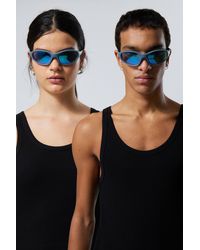 Weekday - Sporty Oval Sunglasses - Lyst