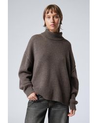 Weekday - Wool Turtleneck Sweater - Lyst