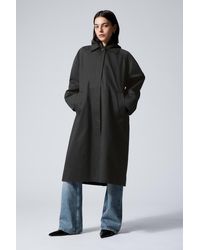 Weekday - Single-Breasted Oversized Car Coat - Lyst
