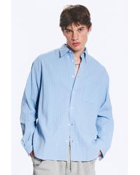 Weekday - Loose Structured Buttoned Shirt - Lyst