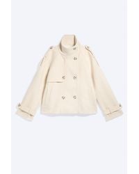Monki - Funnel Neck Jacket - Lyst