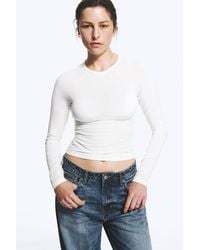 Weekday - Fitted Raglan-Sleeved Top - Lyst