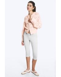 Monki - Knitted Zip Cardigan - Lyst