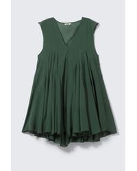 Weekday - Flowy V-Neck Mini Dress - Lyst