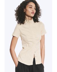 Weekday - Fitted Cotton Top - Lyst