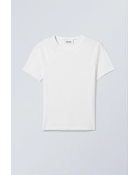 Weekday - Slim Fitted T-shirt - Lyst