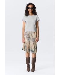 Monki - Regular Fit Mini T-Shirt - Lyst