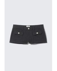 Monki - Utility Pocket Mini Shorts - Lyst