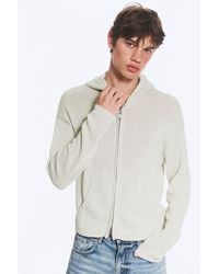 Weekday - Knitted Zip-Through Hoodie - Lyst