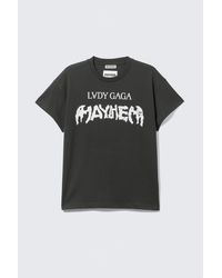 Weekday - Lady Gaga Short-Sleeved T-Shirt - Lyst