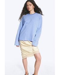 Monki - Long-Sleeved Cotton T-Shirt - Lyst