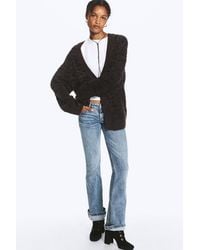 Monki - Oversized V-Neck Cardigan - Lyst