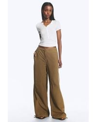 Weekday - Low Rise Baggy Ripstop Trousers - Lyst