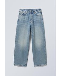 Weekday - Astro Loose Baggy Leg Jeans - Lyst