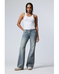 Weekday - Nova Low Slim Bootcut Jeans - Lyst