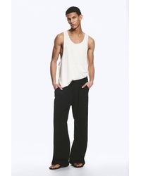 Weekday - Wide Lounge Cotton Trousers - Lyst