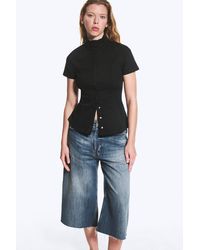 Weekday - Fitted Cotton Top - Lyst