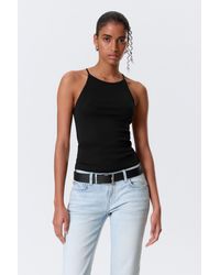 Weekday - Slim Racerback Tank Top - Lyst