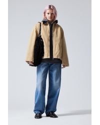 Weekday - Belle Washed Canvas Jacket - Lyst