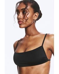 Weekday - Square Neck Strappy Bikini Top - Lyst