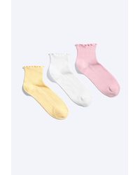 Weekday - 3-Pack Frill Edge Short Socks - Lyst