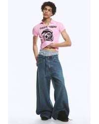 Cheap Monday - Rad Super Regular Waist Loose Wide Jeans - Lyst