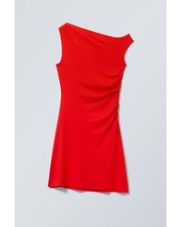 Weekday - Drape Mini Dress - Lyst