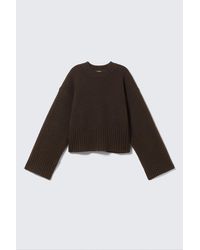 Monki - Gestrickter Oversize-Pullover - Lyst