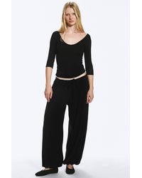 Weekday - Soft Mid-Rise Balloon Trousers - Lyst