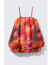 Monki - Sleeveless Balloon Mini Dress - Lyst