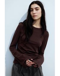 Weekday - Long Sleeve Cotton Top - Lyst