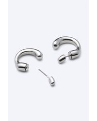 Weekday - Wave Mini Hoops - Lyst