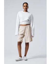 Weekday - Relaxed Linen Blend Shorts - Lyst